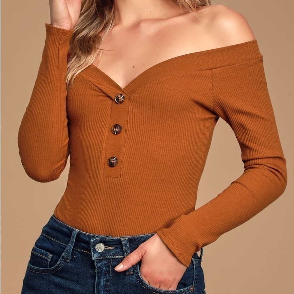 Bundle of 2 long sleeve bodysuits Black Rust NWOT